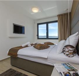 5 bedroom beachfront villa with heated pool near Omis, sleeps 9